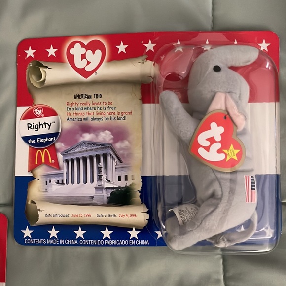 TY Libearty Righty Lefty - Picture 4 of 7